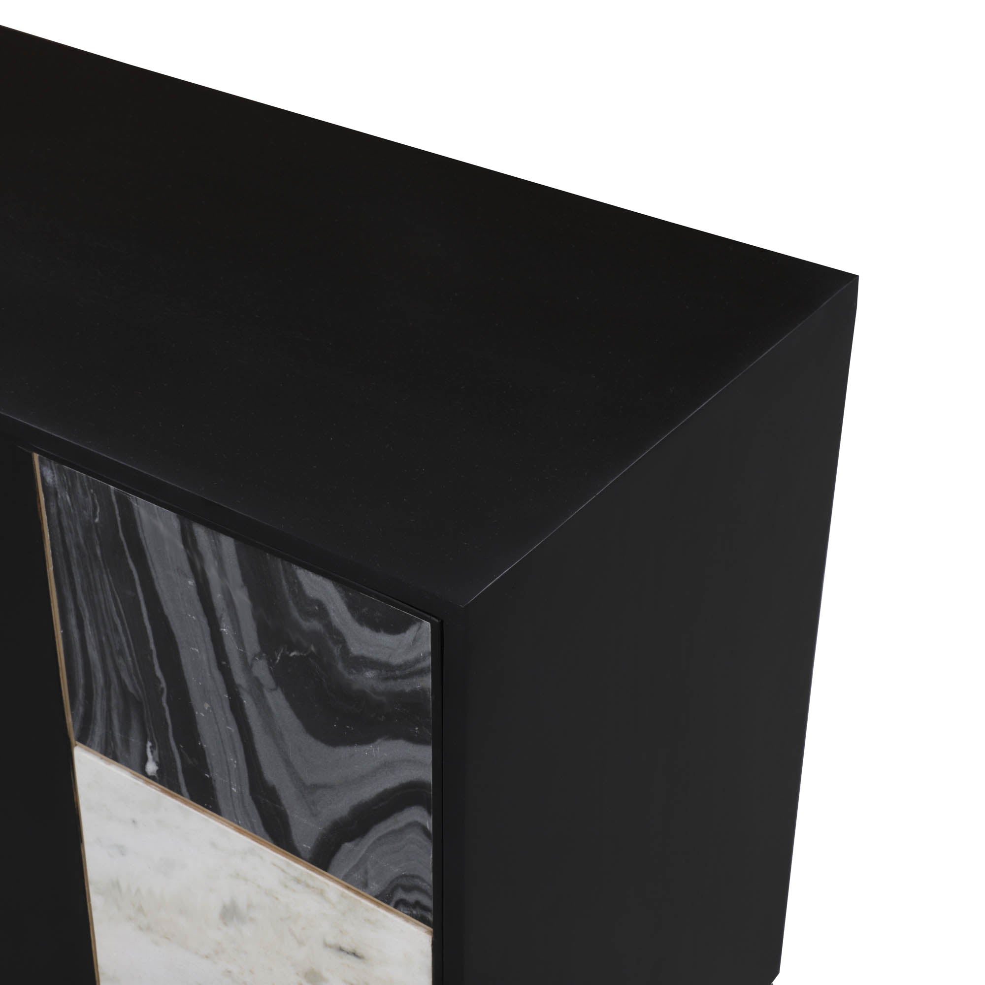 Hexa Sideboard - Black Fossil