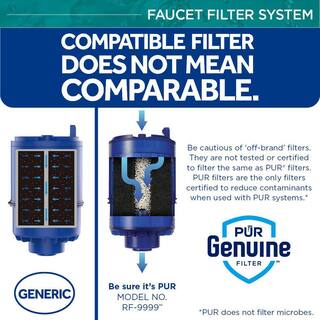 PUR PLUS Faucet Mount Filtration System Black FM2100B