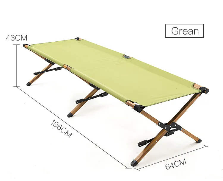 2023 Outdoor Hiking Gear Garden Camping Bed Beach Leisure Foldable Camping Cot