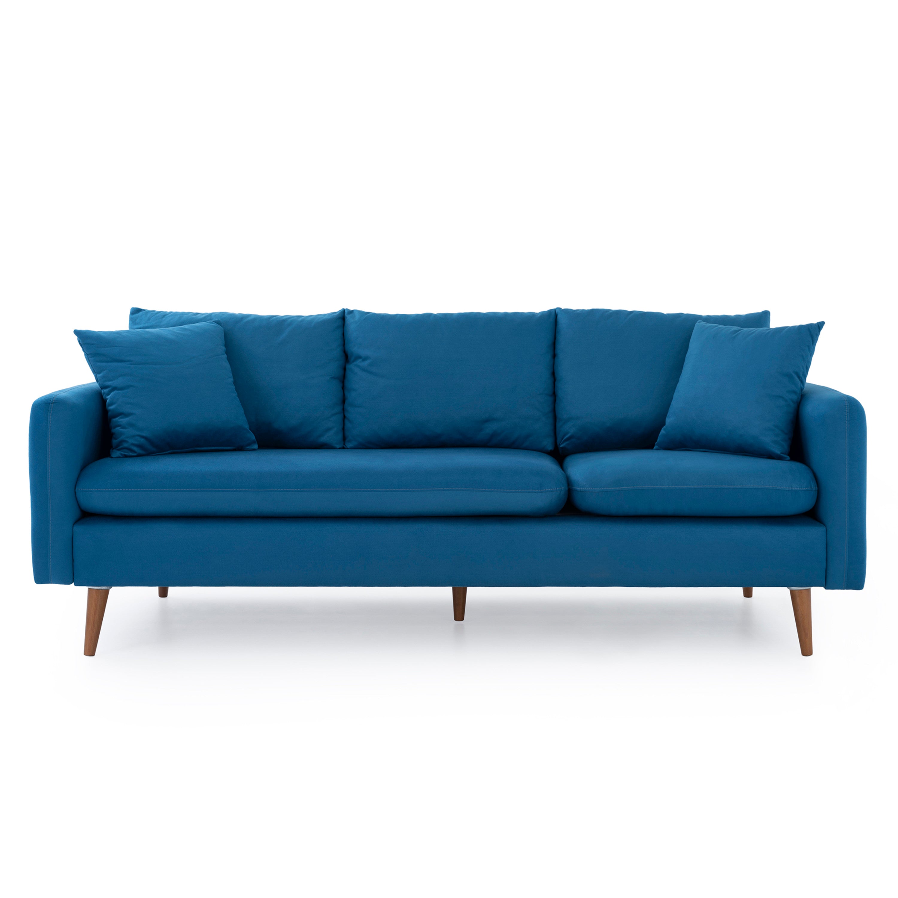 Ada Home Decor Colden Sofa, Navy Blue