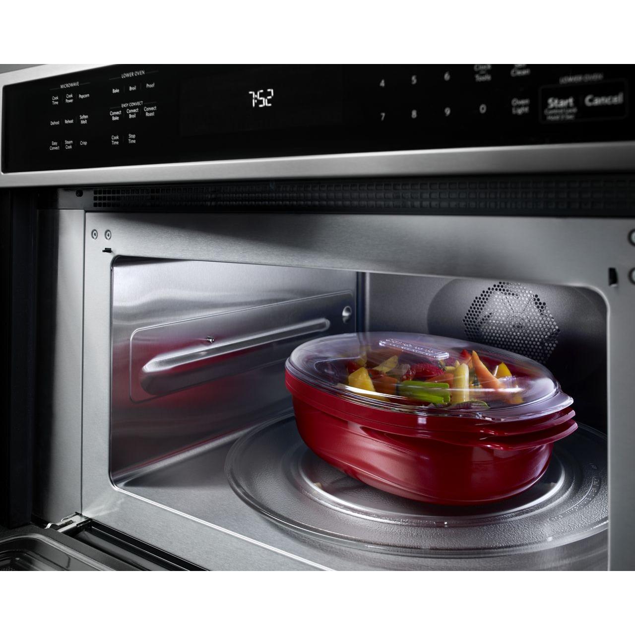 KitchenAid 30-inch, 6.4 cu.ft. Built-in Combination Wall Oven with Convection Technology KOCE500ESS