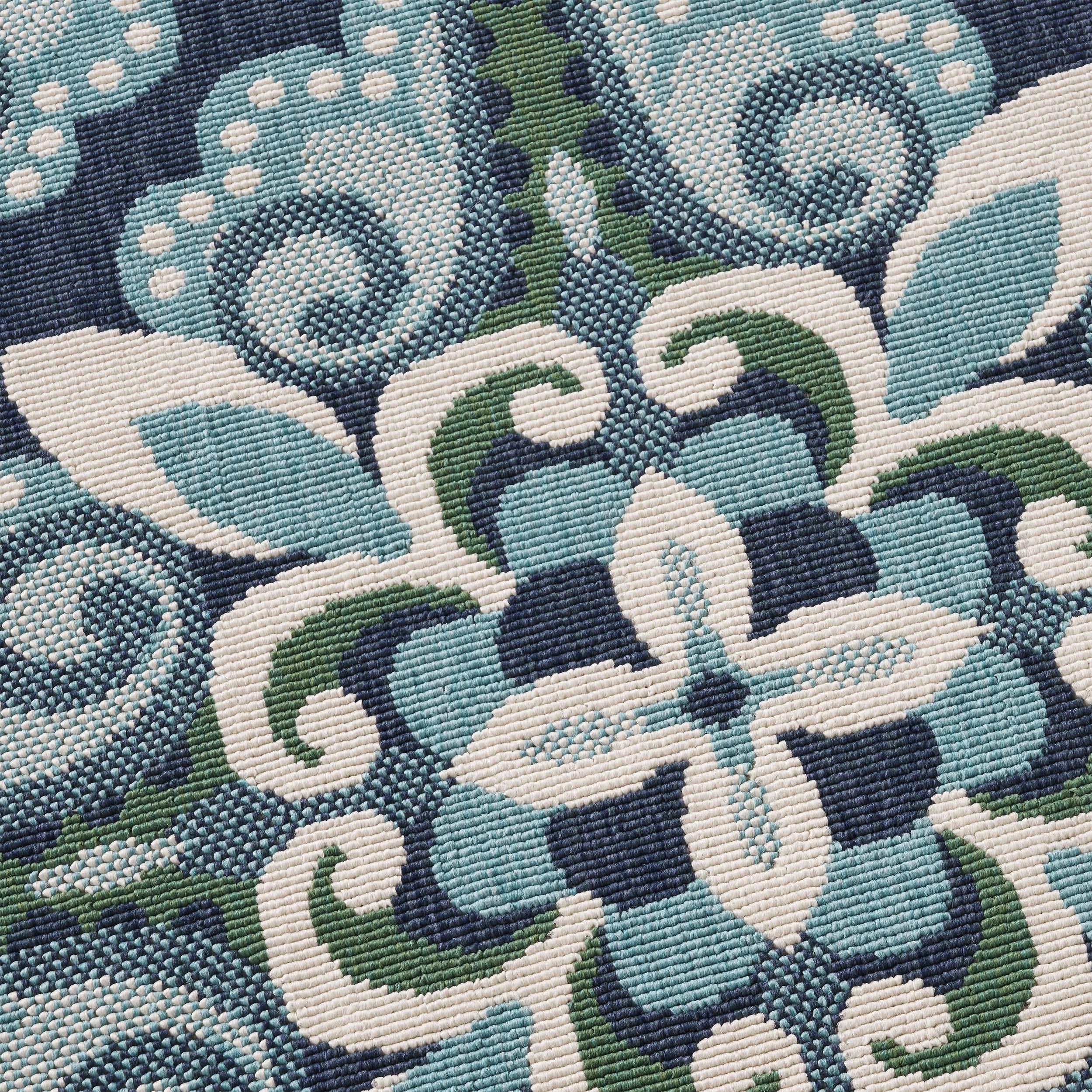 Sage Outdoor Medallion Area Rug