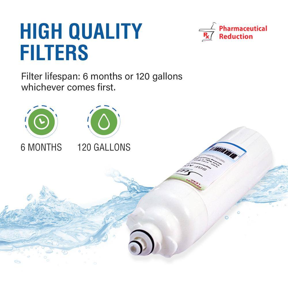 Swift Green Filters Swift Rx Replacement Water Filter for LG LT800P (2-Pack) SGF-ADQ401 Rx-2 Pack