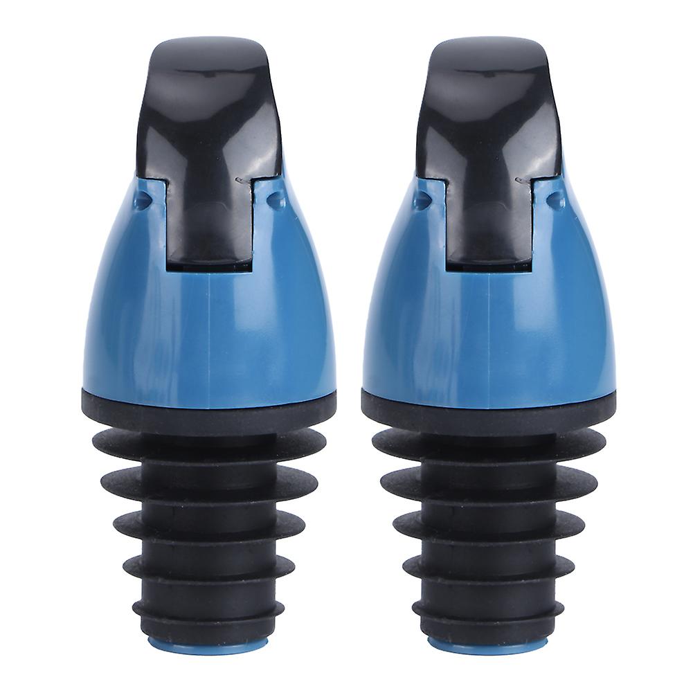 Oil Bottle Pour Spout Stopper Dispenser For Wine Soy Sauce Vinegar Bottles Kitchen Utensilsnavy Blue