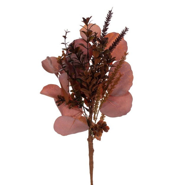 Mocha Autumn Artificial Mixed Bouquet， 3 Per Bag.