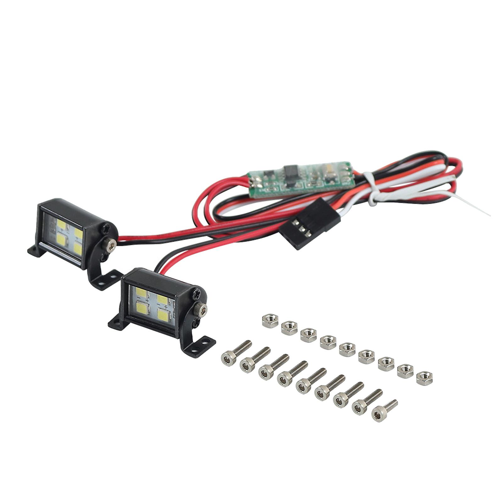 Rc Led Spotlight For Axial Scx10  Rc Rock Car Vehicle Spare Parts