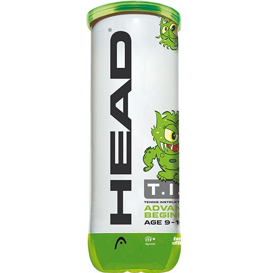 Head TIP Green Mini Tennis Balls - Tube of 3