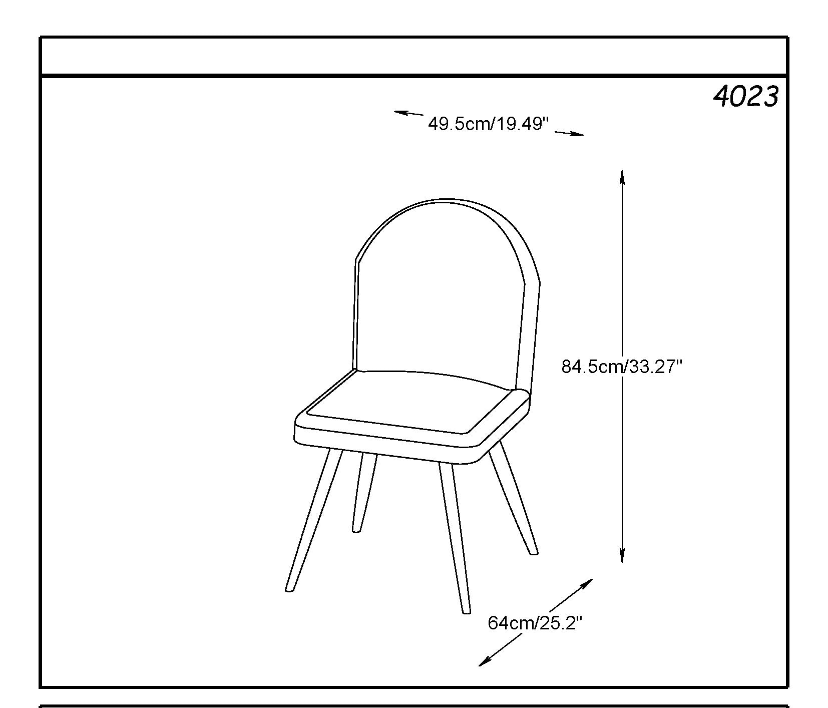 MINTO Dining Chair - Grey