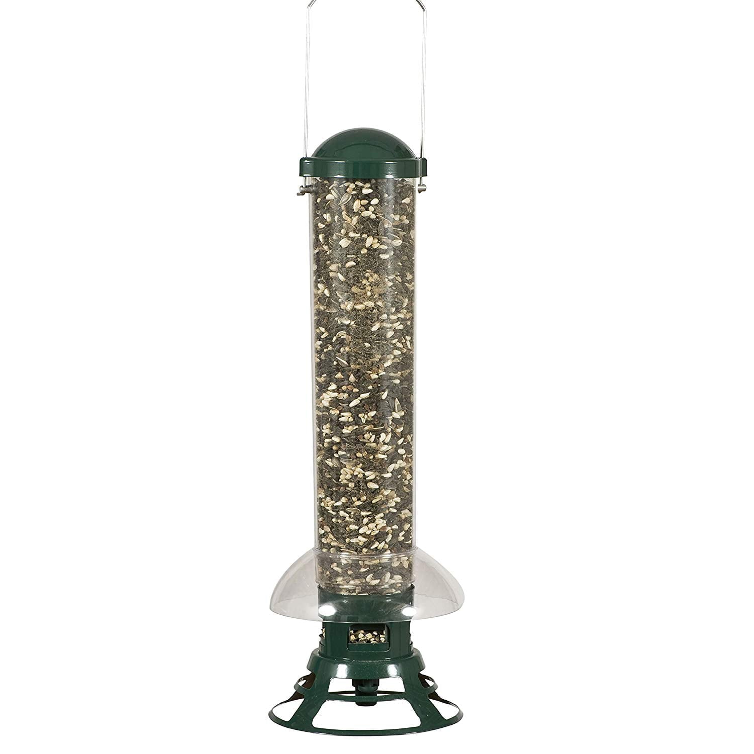 Perky-Pet Green Squirrel Slammer Wild Bird Tube Feeder - 3.5 lb