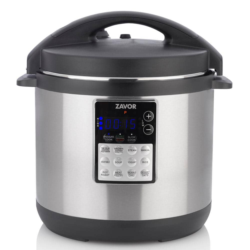 Zavor LUX EDGE 6 Qt. Stainless Steel Electric Pressure Cooker with Stainless Steel Cooking Pot ZSELE02