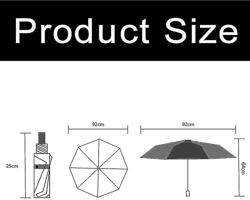 Travel Parasol Folding Rain Windproof Umbrella Women Girl Anti-uv Parasol Flower