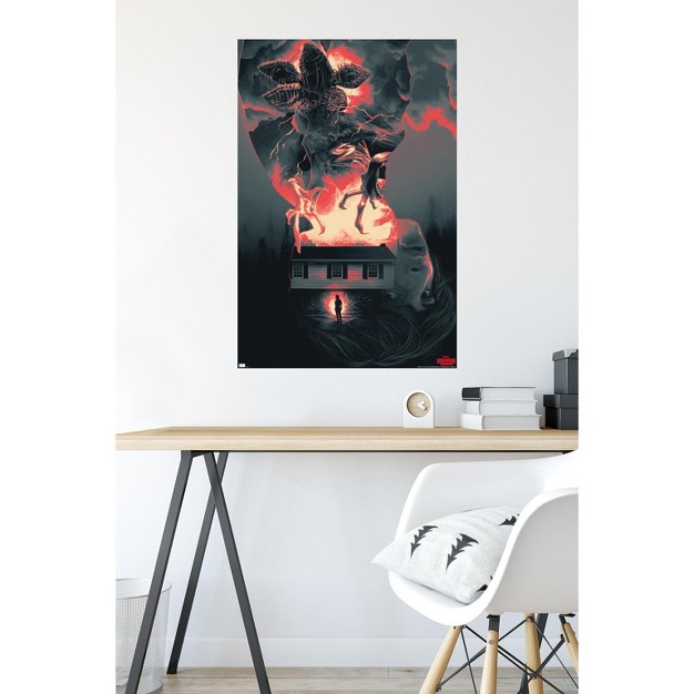 Trends International Netflix Stranger Things Silhouettes Unframed Wall Poster Prints