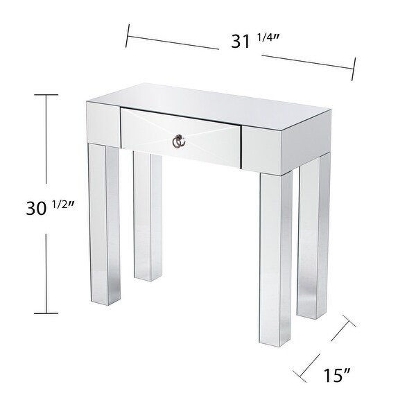 SEI Furniture Cresno Glam Mirror Console Table