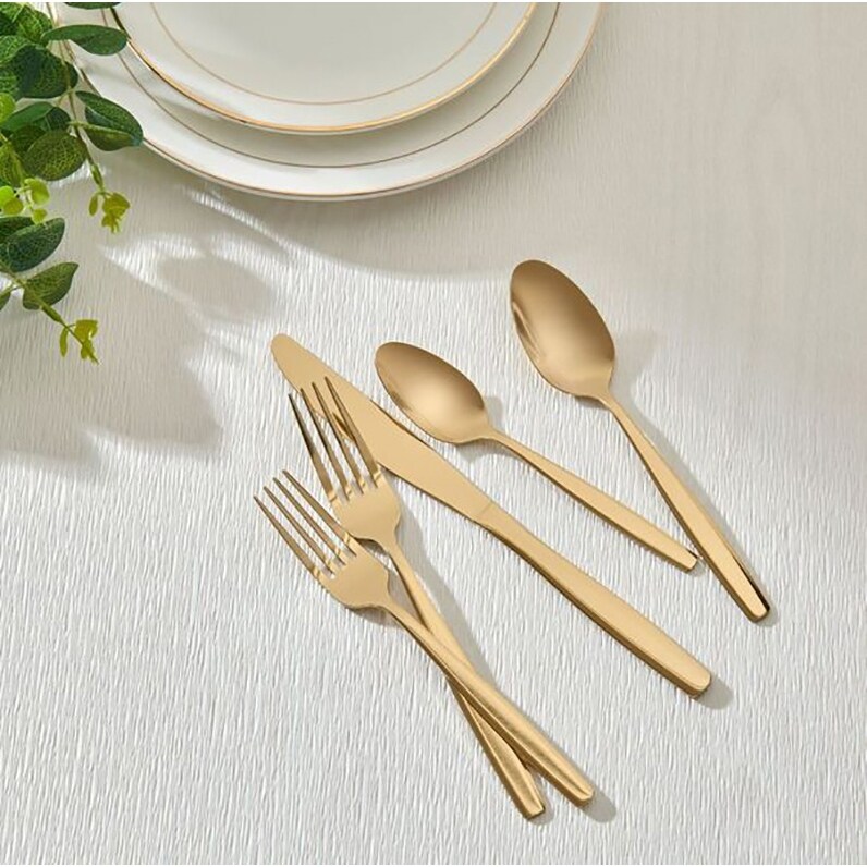 Ornative AMIAS 18/0 Stainless Steel 20 Pieces Flatware Set   10.63\