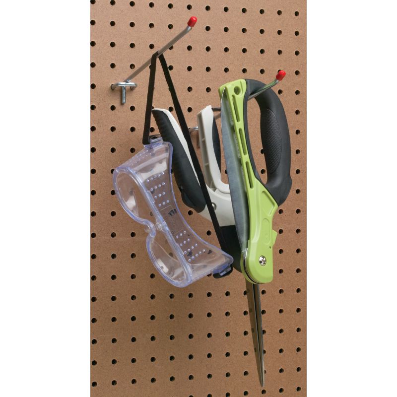 Medium Duty Safety Tip Straight Pegboard Hook