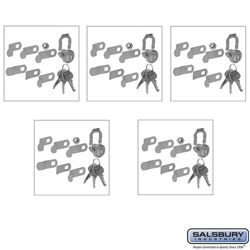 Salsbury Industries 1195 5 Universal Locks for CBU...