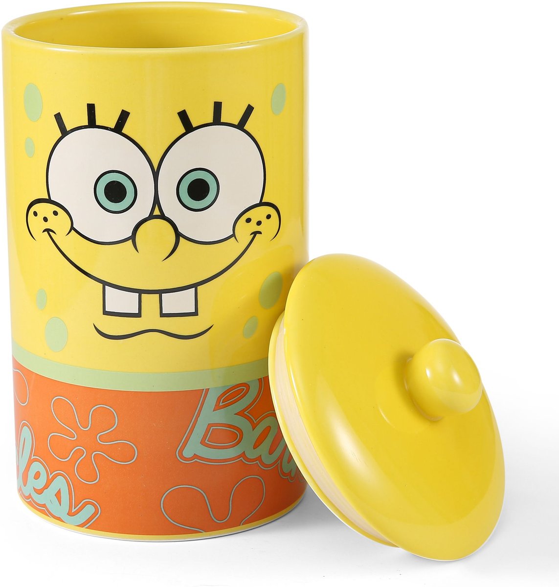 Fetch For Pets Spongebob Dog Treat Jar， 10X15-in