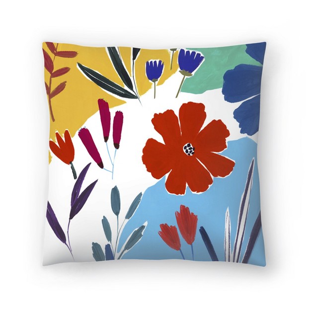 Americanflat Botanical Cheerfulness Ii By Pi Creative Art Throw Pillow