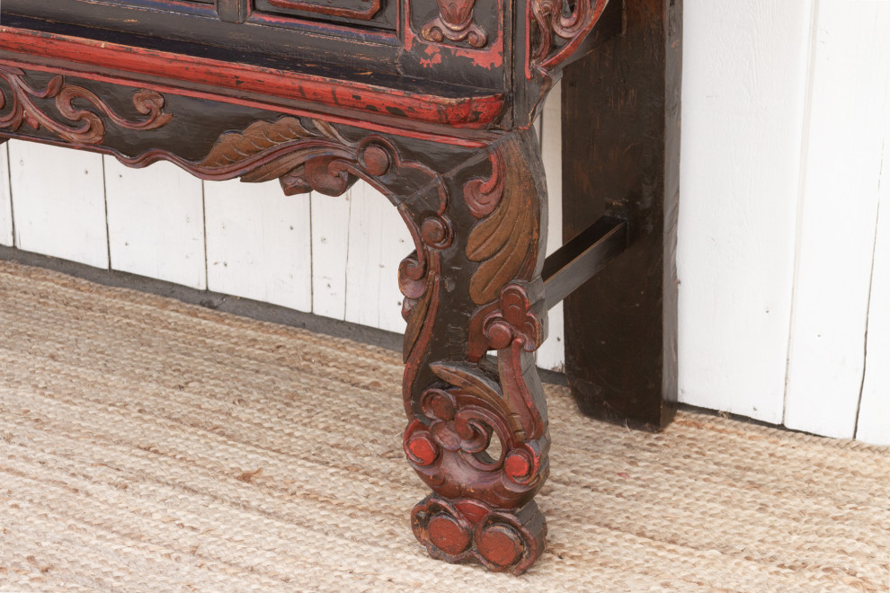 Antique Chinese Black  ampGilt Console   Asian   Console Tables   by De cor  Houzz