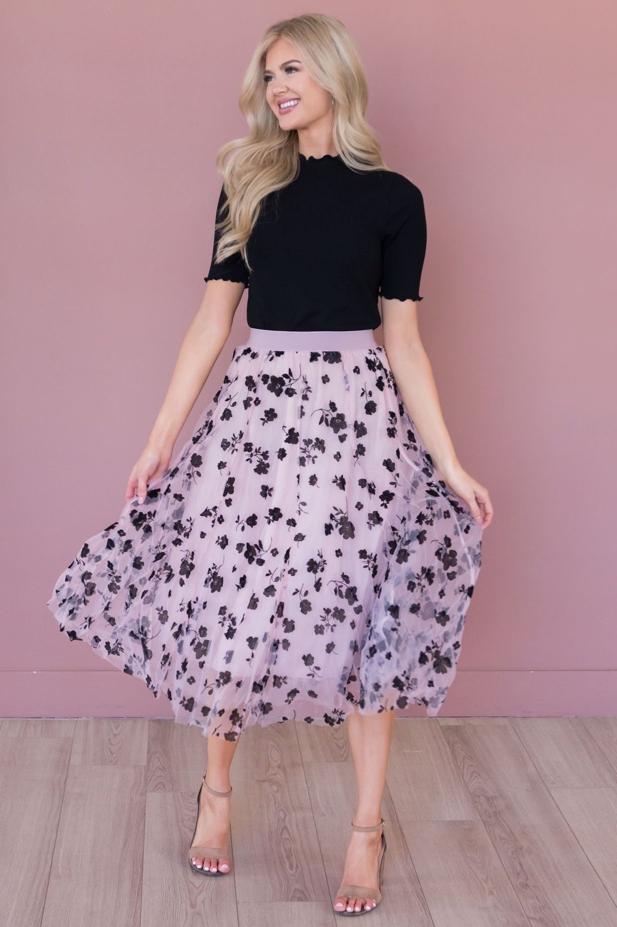 Forever Love Song Modest Tulle Skirt