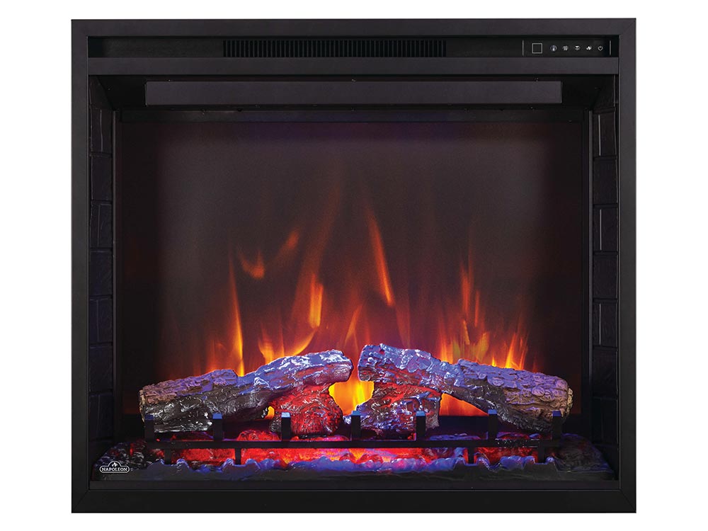 Napoleon Element 36 inch Built-In Electric Fireplace - Black, NEFB36H-BS