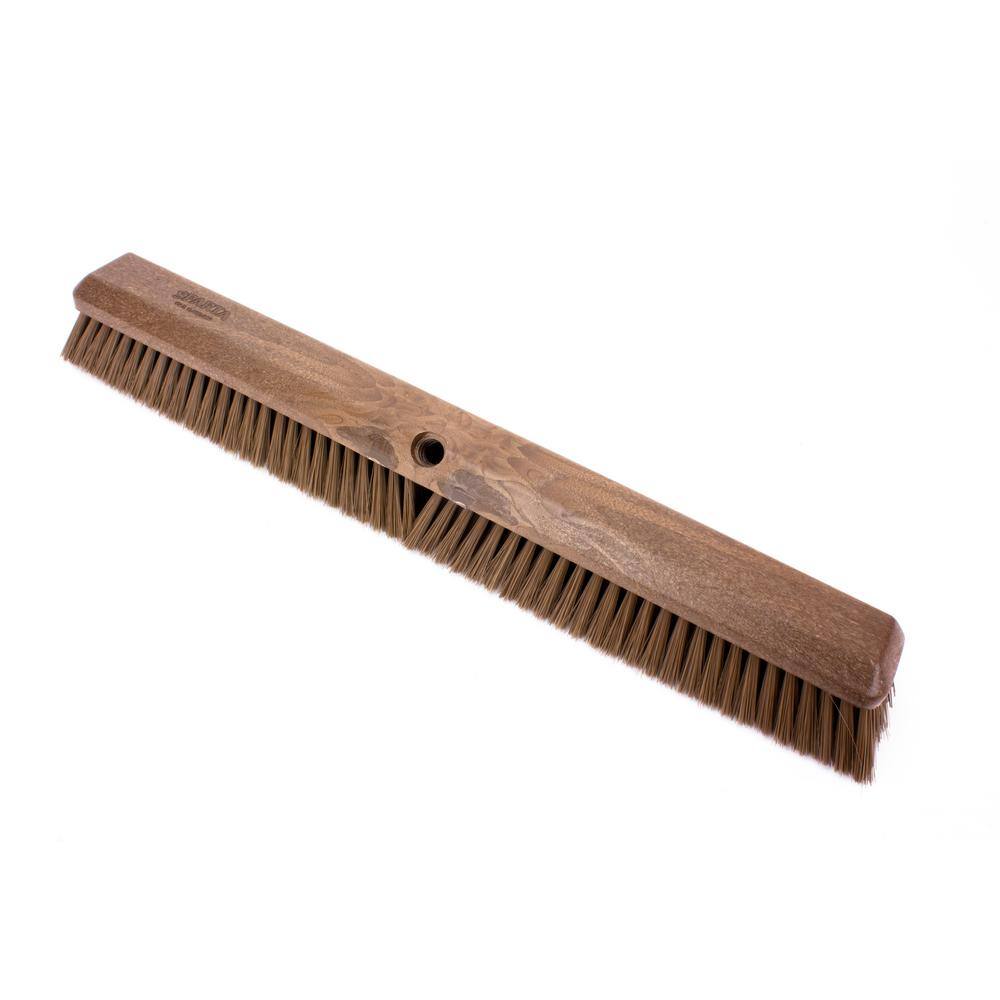 CFS Brands Sparta 18 in. Brown Polypropylene Omni Sweep Push Broom Head (12-Pack) 41891EC01