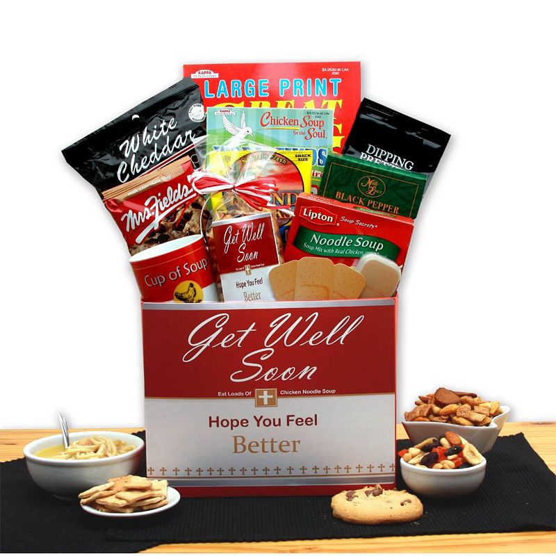 GBDS Chicken Noodle Soup Get Well Gift Box- get well soon gifts for women