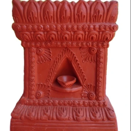 Natural Hand Made Clay Thulasi Holy Plant Pot Hot Sale 2023