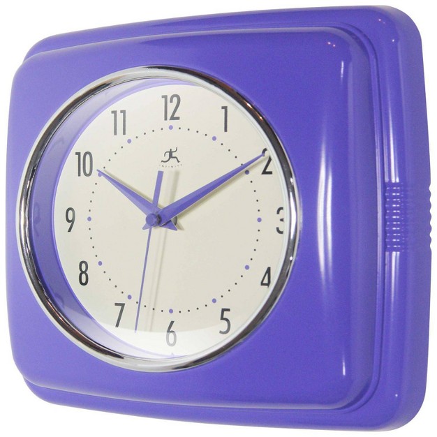 Square Retro Wall Clock Infinity Instruments