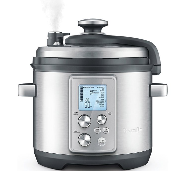 Breville 6 Qt. Fast Slow Pro Pressure Cooker and Slow Cooker