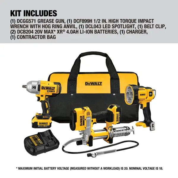 DEWALT 20V MAX XR Lithium Ion 3-Tool Combo Kit