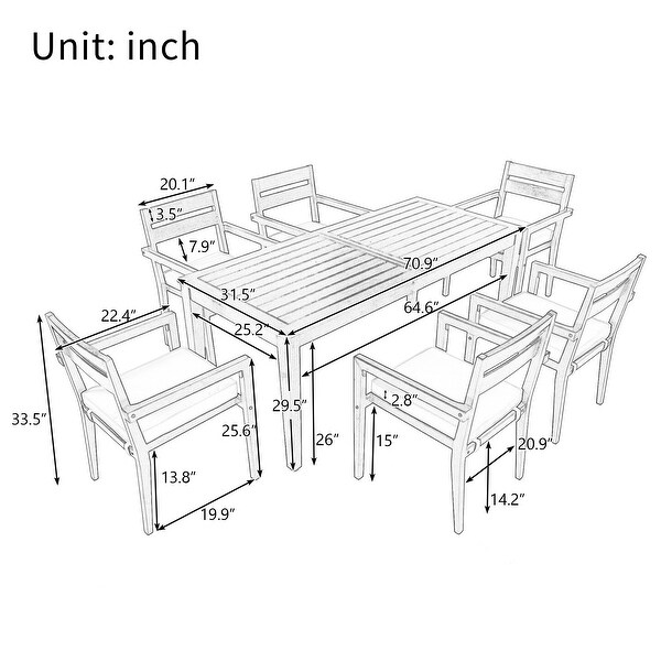 Acacia Wood Outdoor Dining Table And Chairs