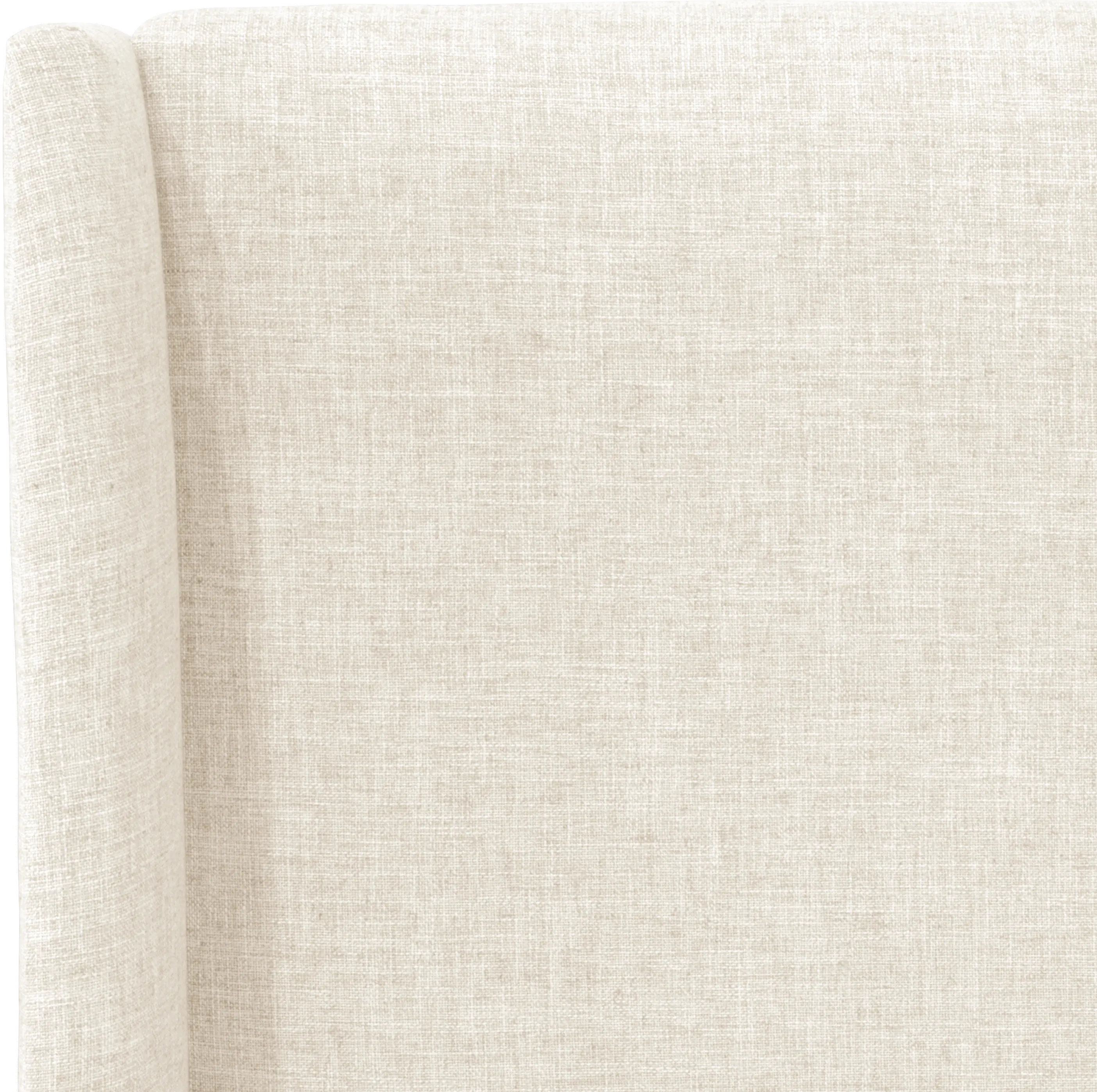 Sasha White Curved Wingback Twin Bed - Skyline Furniture