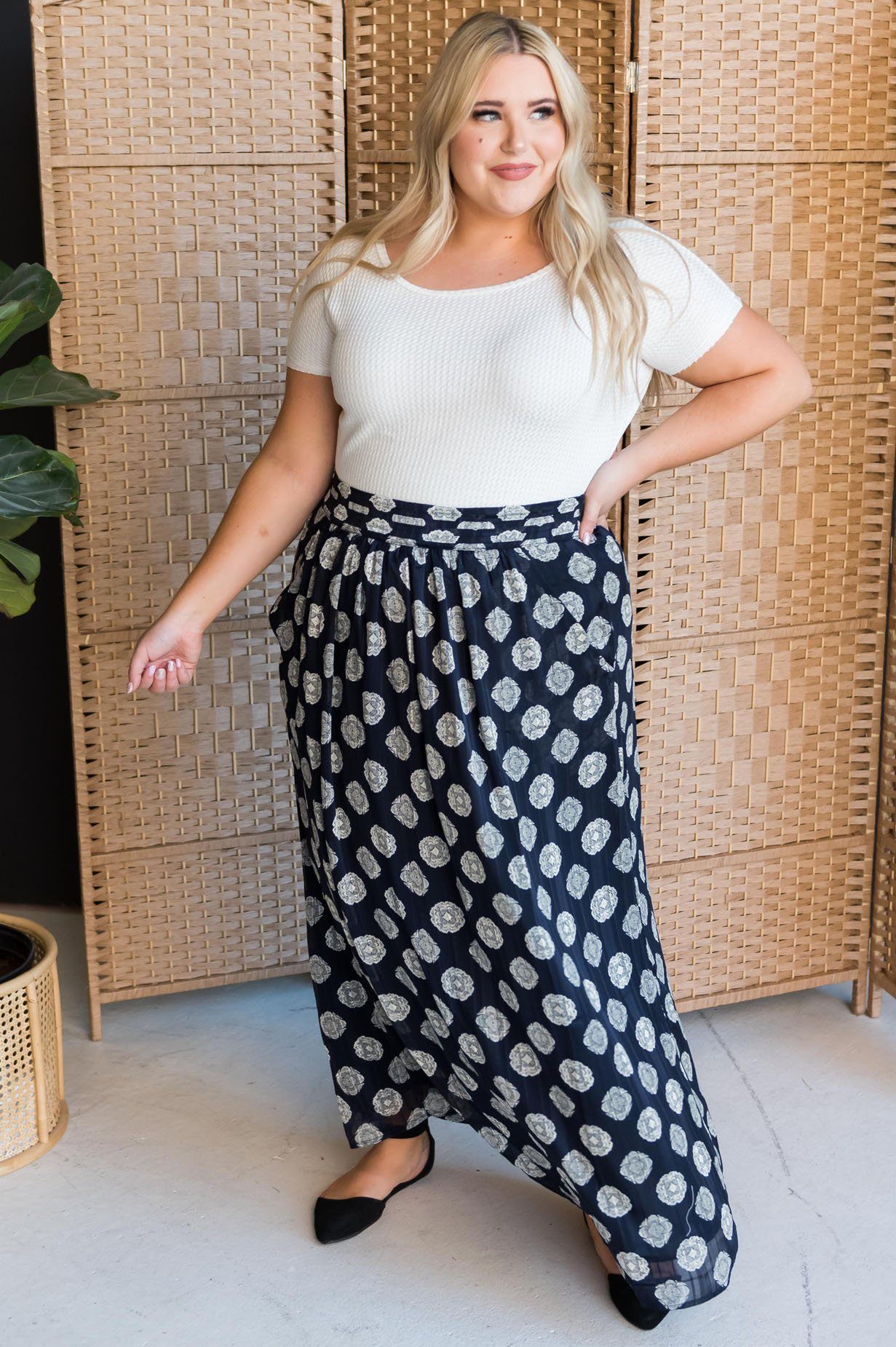 Always Loving Medallion Maxi Skirt