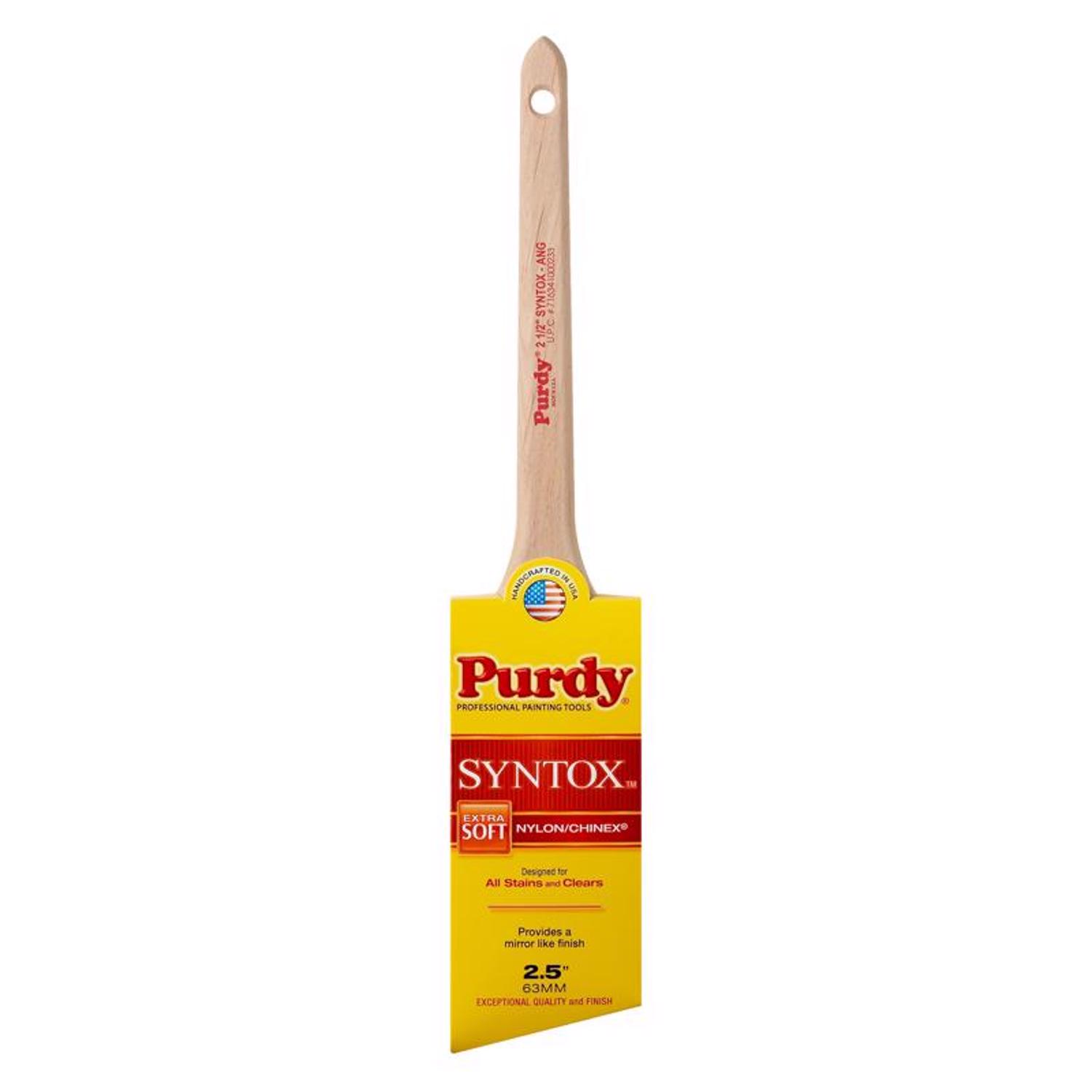 Purdy Syntox Angular 2-1/2 in. Extra Soft Angle Trim Paint Brush