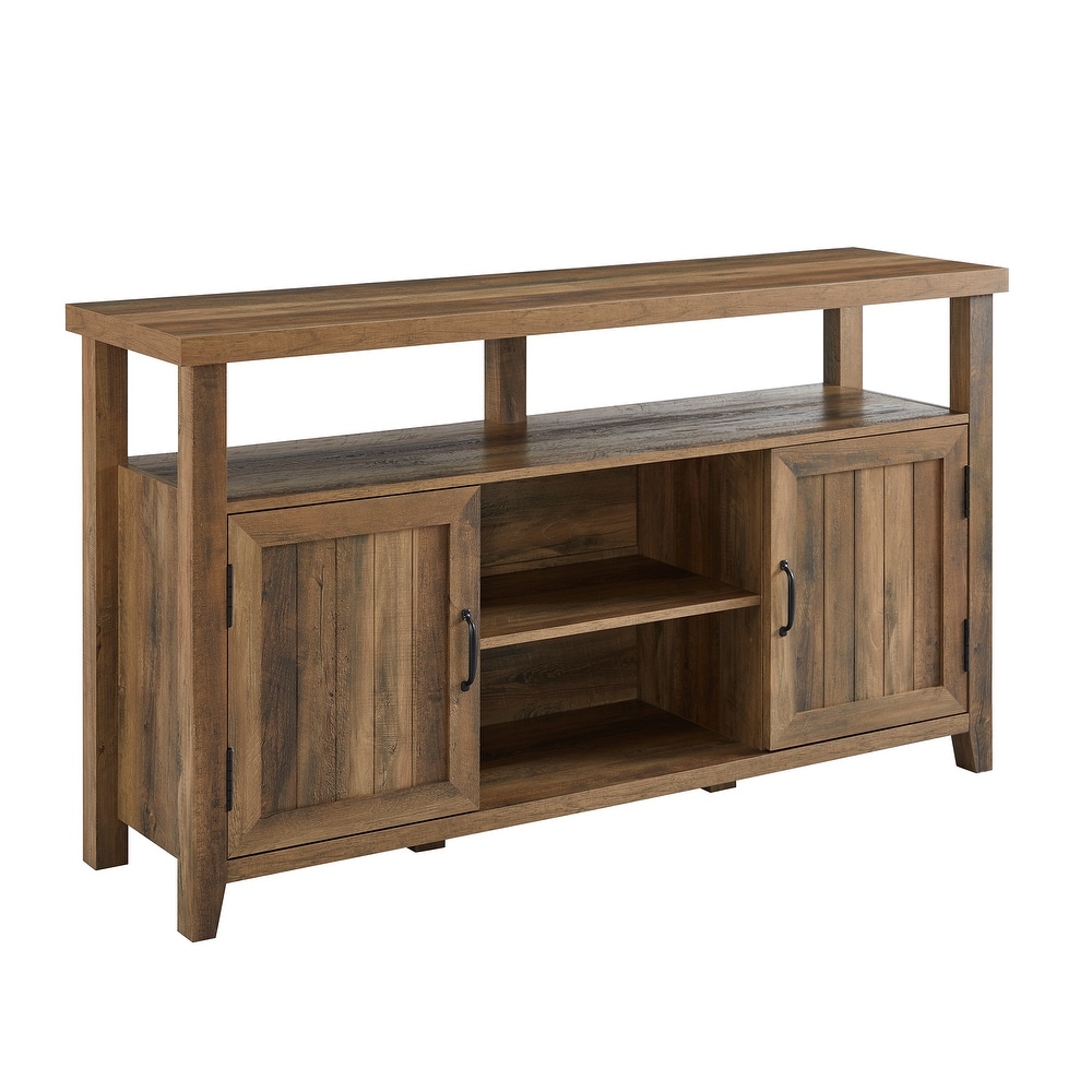 Middlebrook 58 inch Groove Door Highboy TV Stand