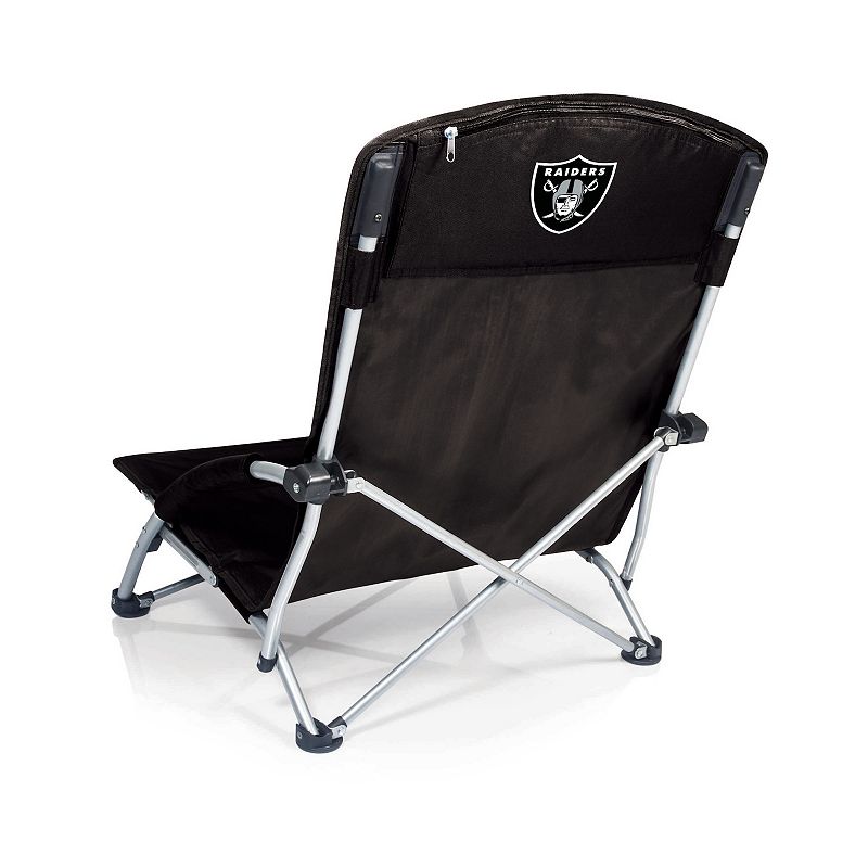 Las Vegas Raiders Tranquility Beach Chair with Carry Bag