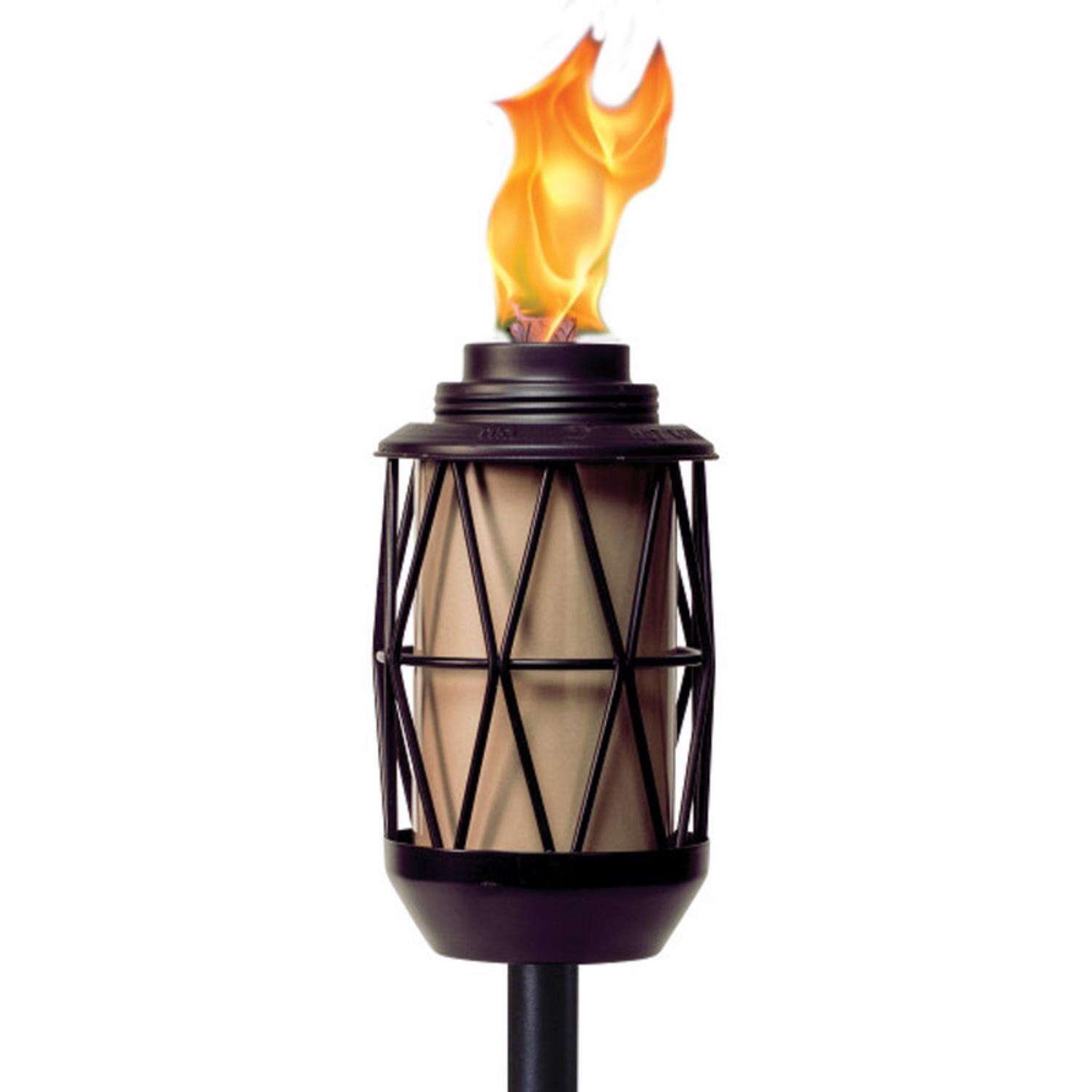 TIKI BiteFighter Black Metal 64.25 in. Outdoor Torch 1 pc