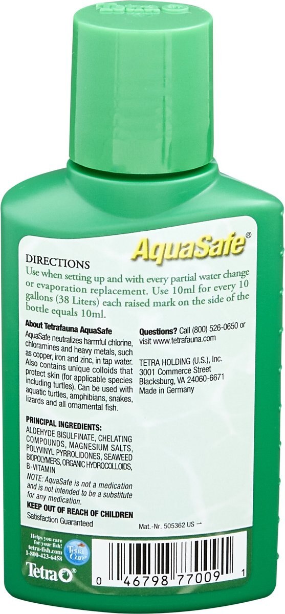 Tetrafauna AquaSafe Reptile Water Conditioner