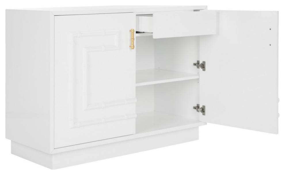 Marius Lacquer Bamboo Cabinet   Asian   Accent Chests And Cabinets   by AED Luxury Home Decor  Houzz