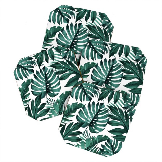 Gale Switzer Jungle Collective Set Of 4 Coasters Deny Designs