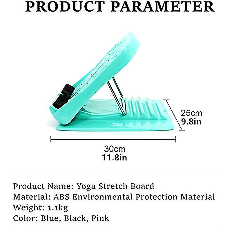 Portable Slant Board Foot Massage Instrument Adjustable Incline Boards Calf Ankle Stretcher 4 Positions Foot Stretch Wedge Board