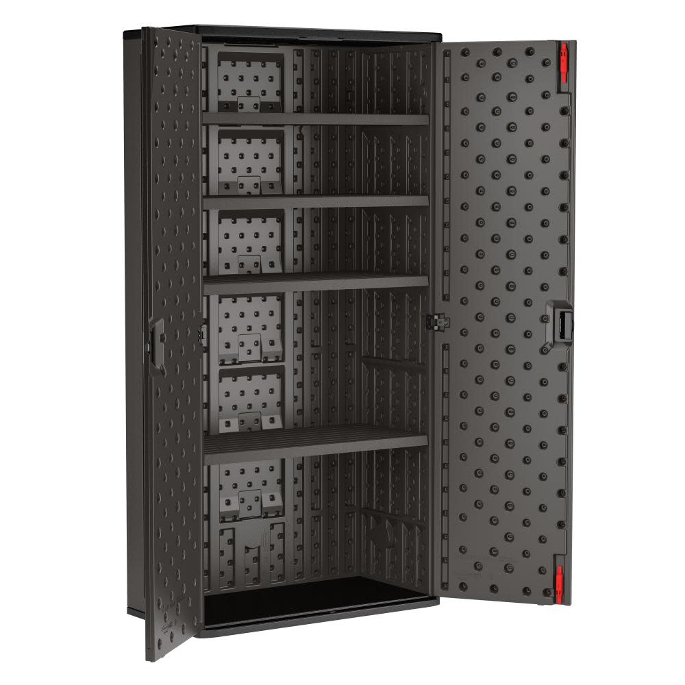 Mega Tall Storage Cabinet ; 4 Shelf ;