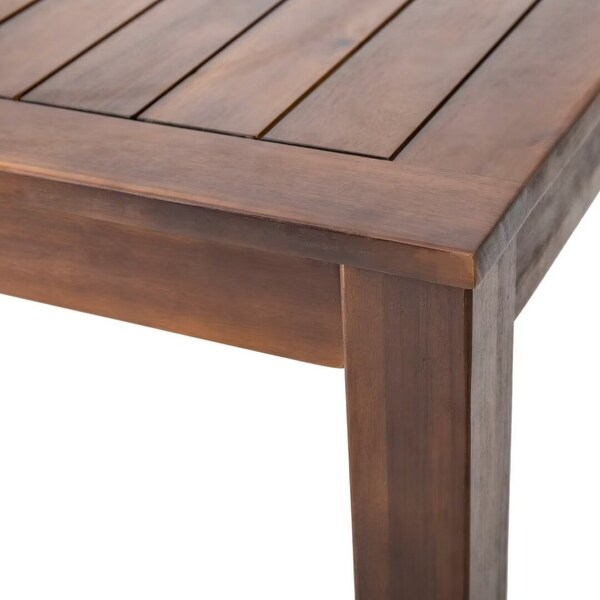 Outdoor wood Rectangular dining table，for patio，garden