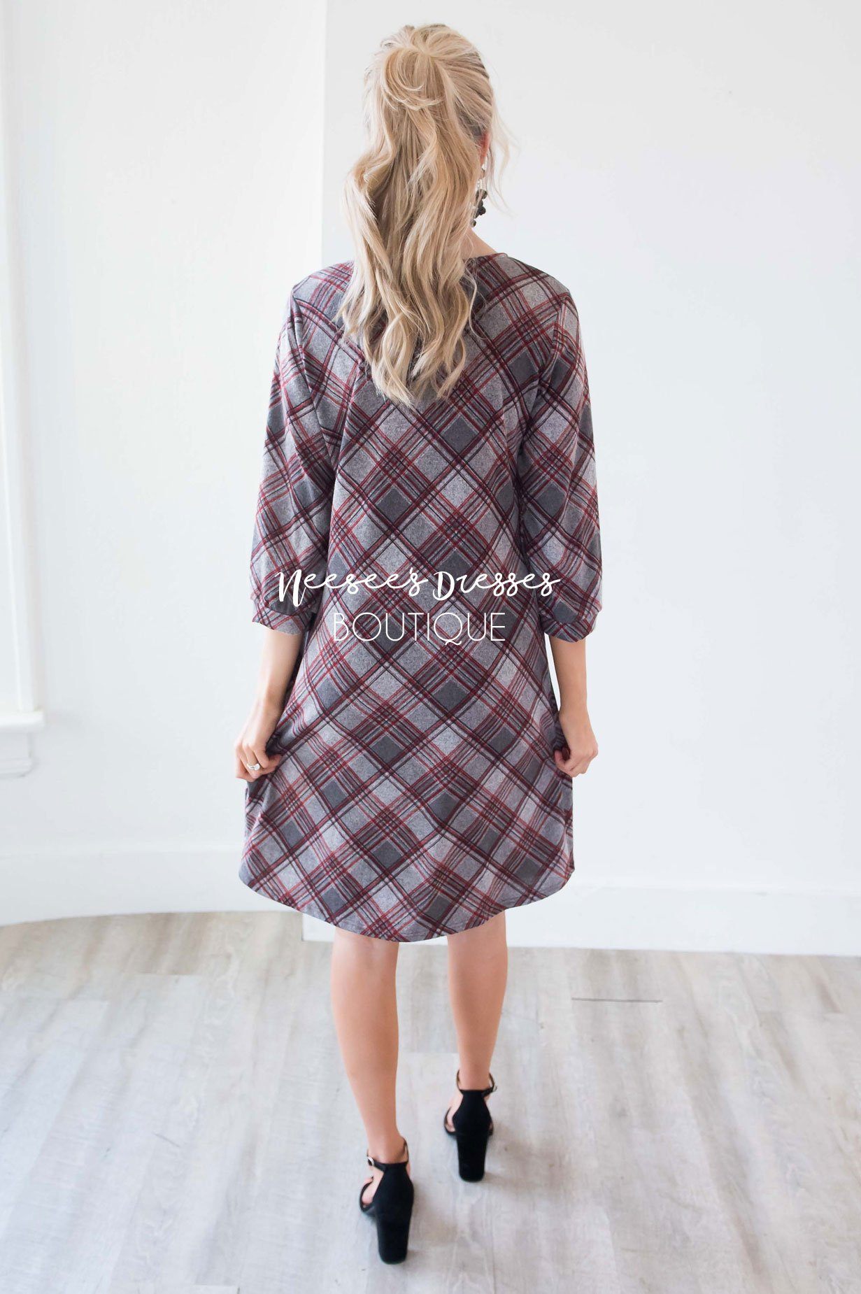 The Teresia Plaid Swing Dress