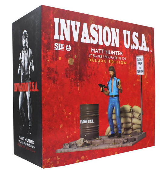 SD Toys Chuck Norris Invasion USA 7 Inch Matt Hunt...