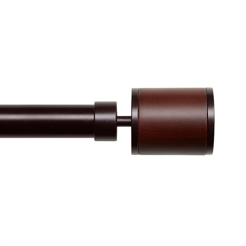 Exclusive Home Rimini 1 Window Curtain Rod and Finial Set