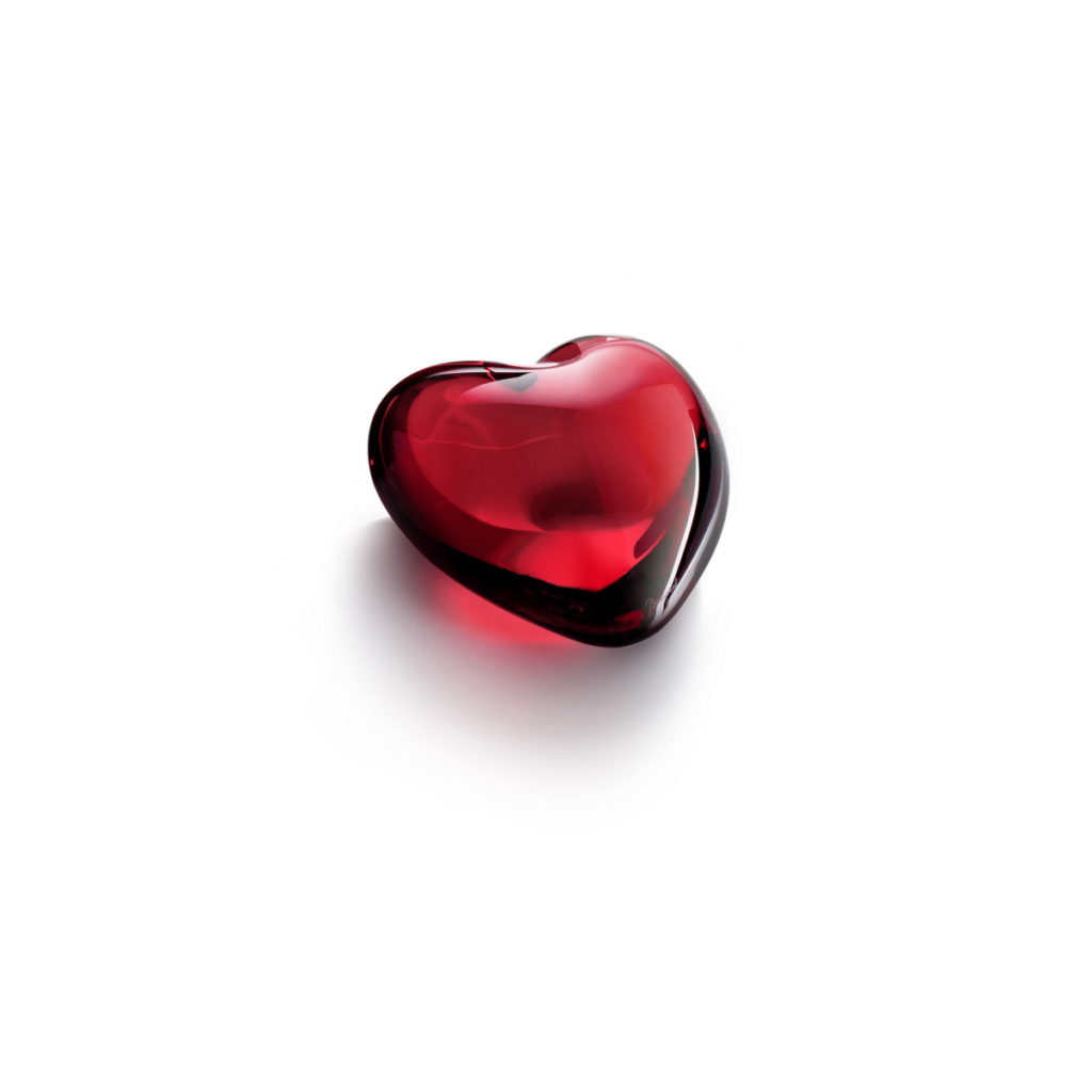 Baccarat Coeur Cupid Heart  Red