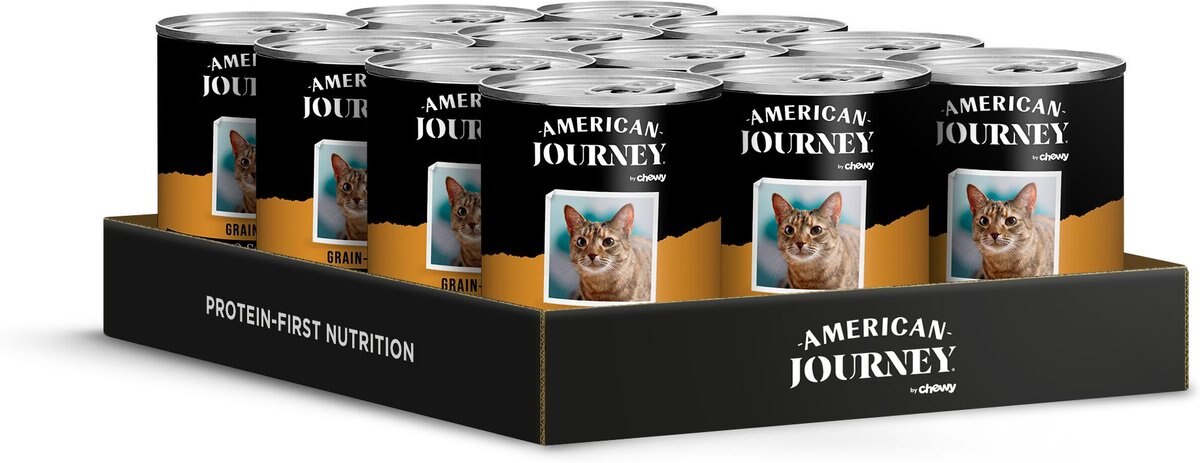 American Journey Pate Turkey and Salmon Recipe Grain-Free Canned Cat Food