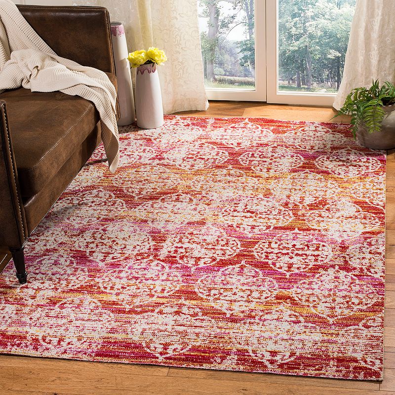 Safavieh Pink/Multi Montage Malia Rug